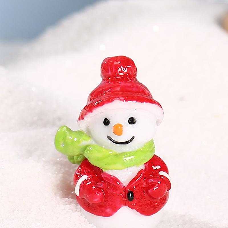 Creative Christmas Ornament Set: Pine Cone Snowman & Mini Christmas House Decorations