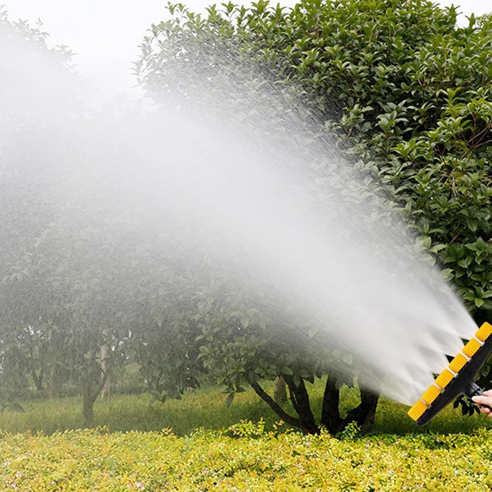 Garden Porous Sprayer Atomizer Nozzles Sprinkler Adjustable Water Spray Range Multi-Head Water Sprayer Sprinklers with 6 Nozzles Sprayer Pump