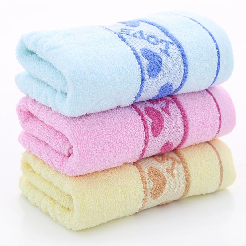 Towel Absorbent Home Daily Couple Face Towel Gift LOVE