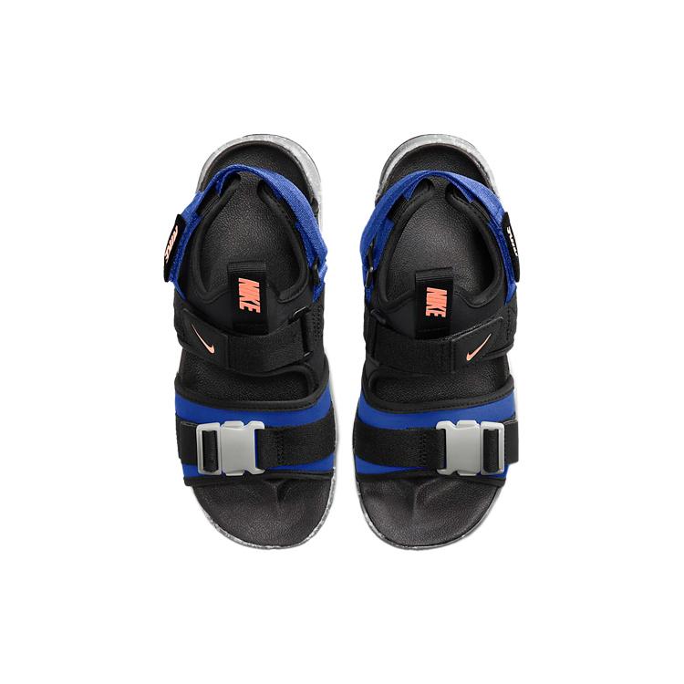 Nike Womens Canyon Sandal 'Black Hyper Blue' (women's sizes) Black / Hyper Royal / Particle Grey / Atomic Pink Beach Sandals CV5515 003