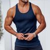 Men's Ribbed Knit Slim Fit Tank Top.