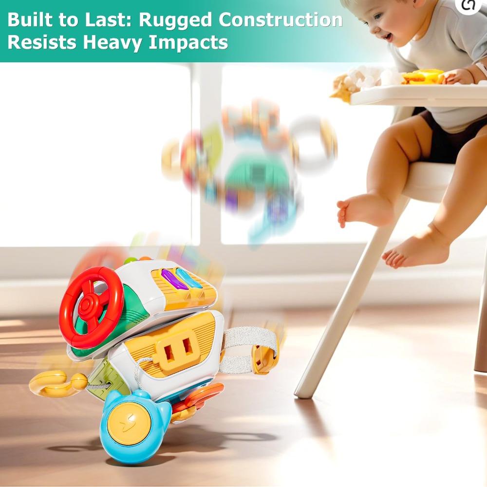 Early Education Baby Busy Board 10 In 1 Children's Busy Ball  For 1-3 Years Old