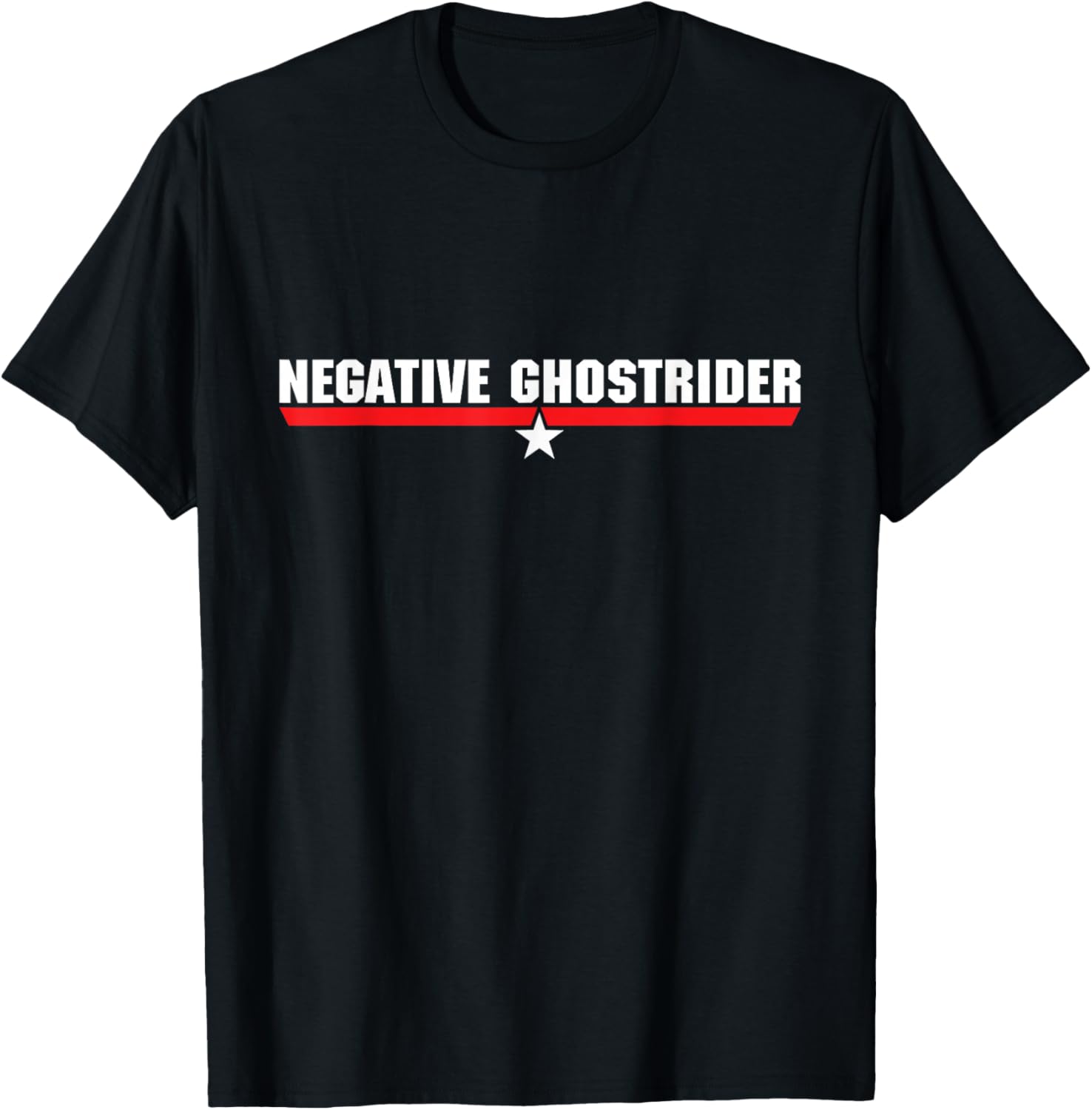 Negative Ghostrider 80 s Movie Tee T-Shirt S разноцветный