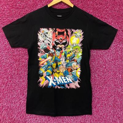 X-Men Jump Out Team90's Marvel Comics 100% Cotton T-shirt Mens Tees Top