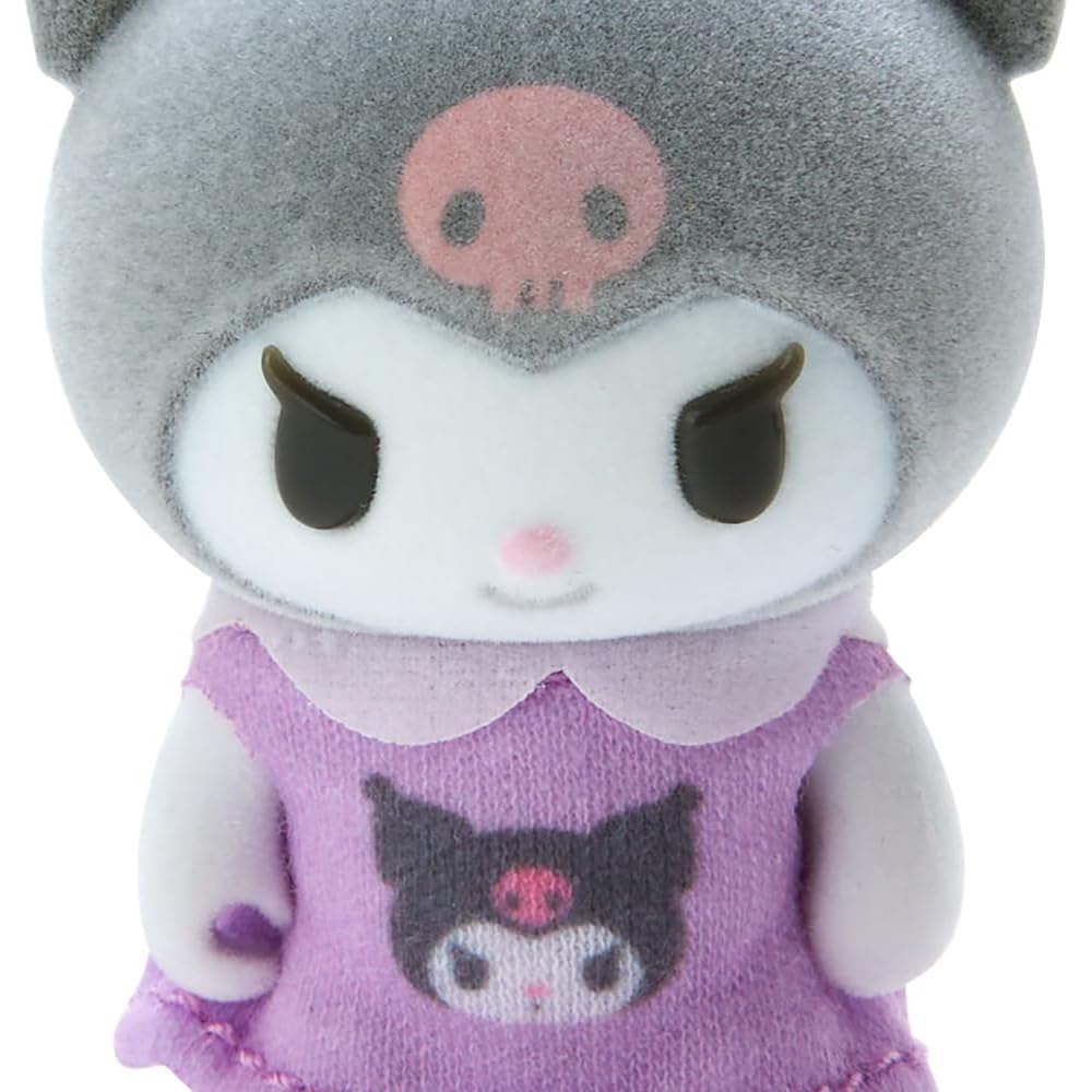 Sanrio Kuromi Pitatto Friends Mini Plush Doll 6.8x3.6x3cm Character Toy