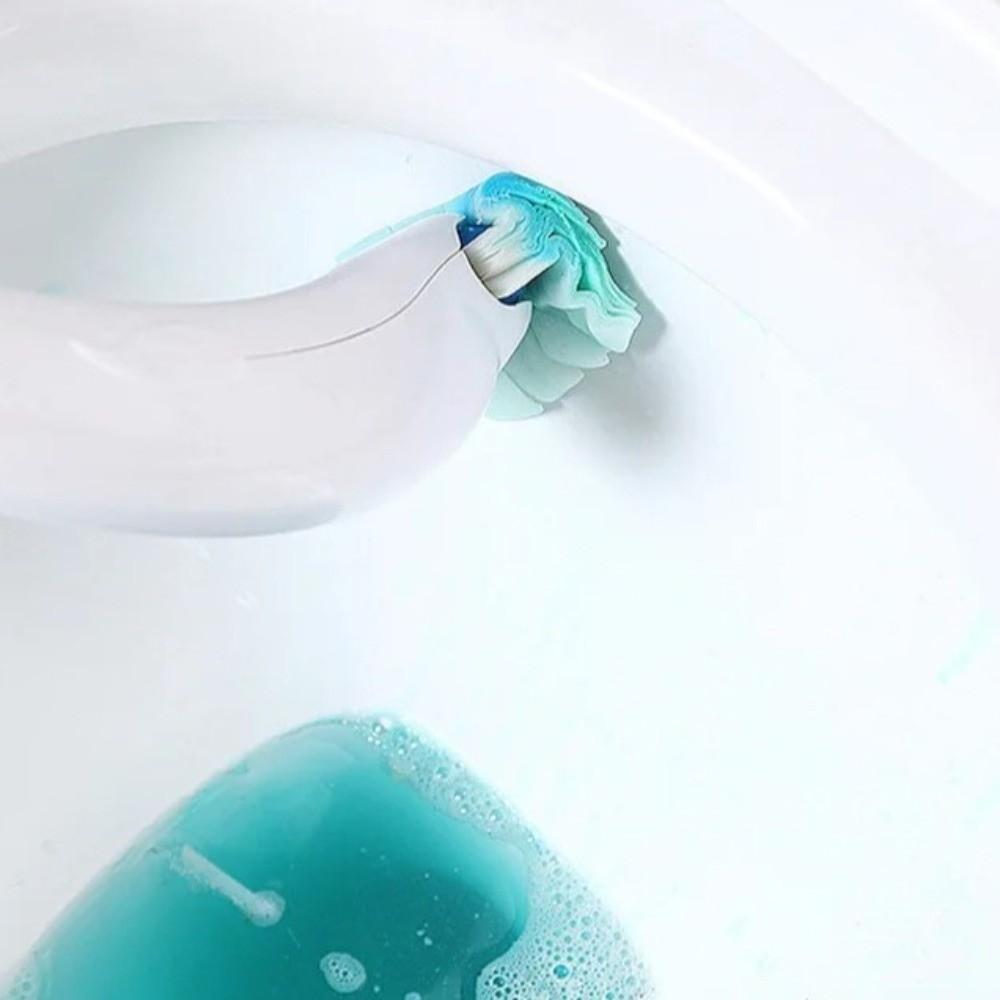 Water Soluble Toilet Brush Set Disposable Heads Toilet Scrubber Toilet Cleaning Brush  Restroom