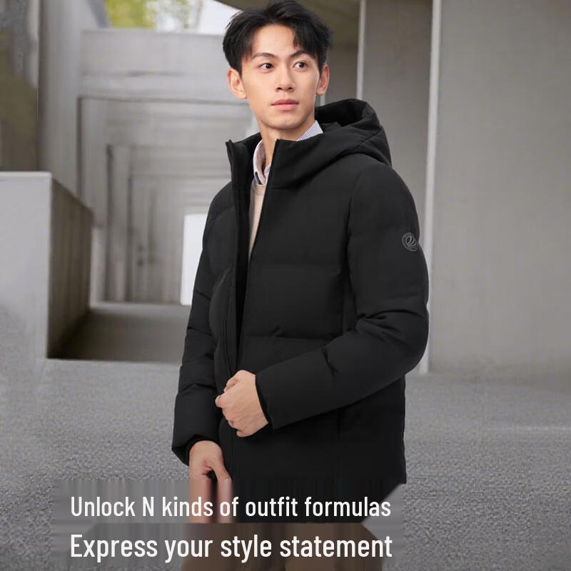 Bosideng B250245550 Short Hooded Down Jacket