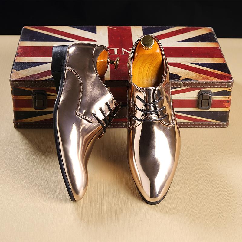 Fashion Men Formal Leather Shoes Black Pointed Toe Men Oxford Shoes  Party Office Business Casual Shoes for Men Lace-Up Mens Dress Shoe
