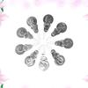 100Pcs Aluminum Gourd Shape Needle Threader Tool Wire Loop Threader For Machine Hand Needles Sewing Helper Craft Project