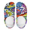 Women Men Printed EVA Clogs Lightweight Breathable Slip On Garden Beach Pool Bathroom Home Casual Sandals Indoor Outdoor Wear