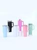 1pc 1200ML/40oz Handle Insulated Water Bottle, 304 Stainless Steel, Car Cup, Insulated for Brewing or Cooling Beer and Cola