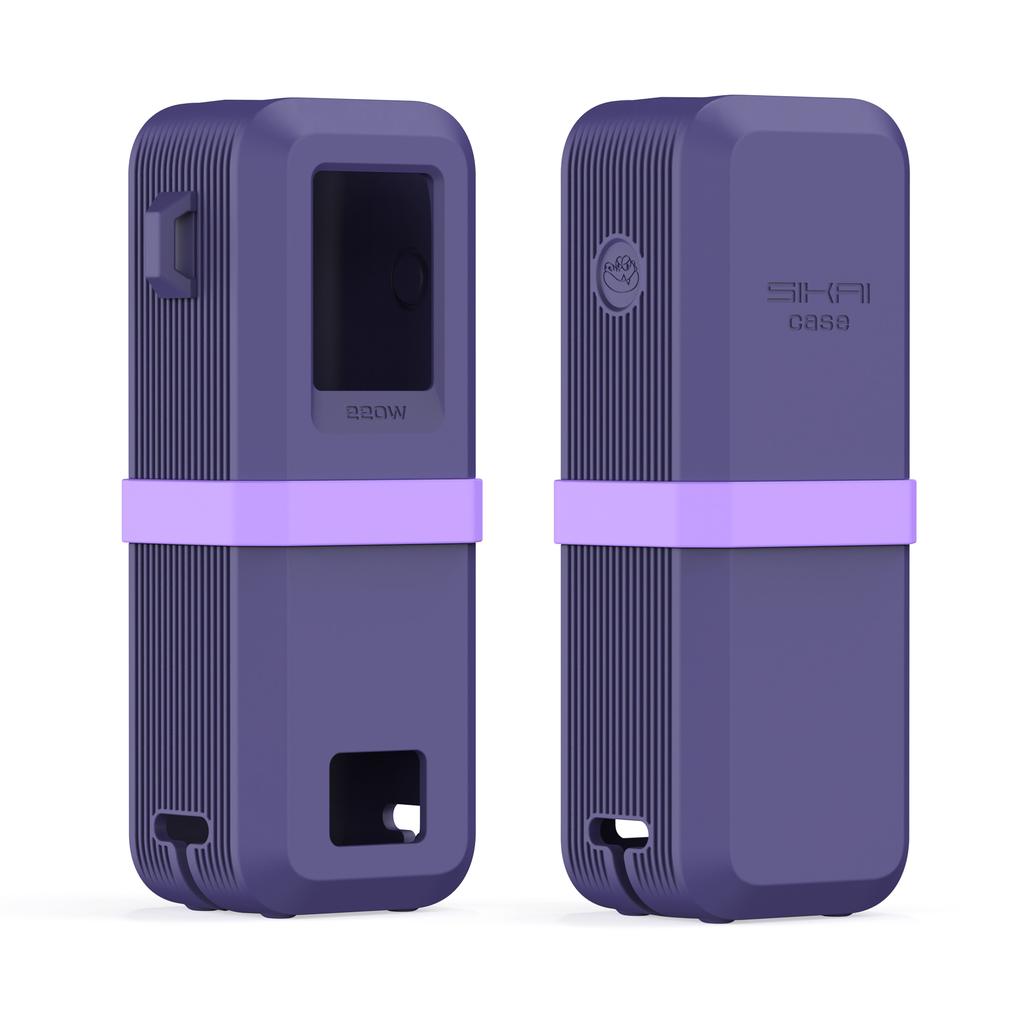 sikai Silicone Powebank Case for Anker Prime Power Bank (20K, 220W) Shockproof Cover with Cable Organizer Ring Lanyard Hole