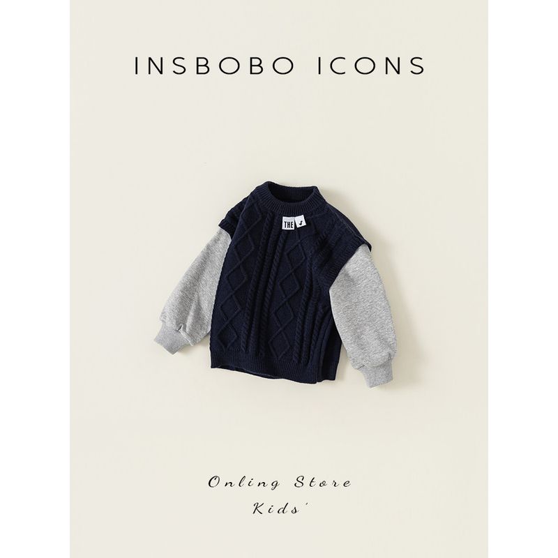 Autumn Winter Sweater Western Style Kids' Sweater