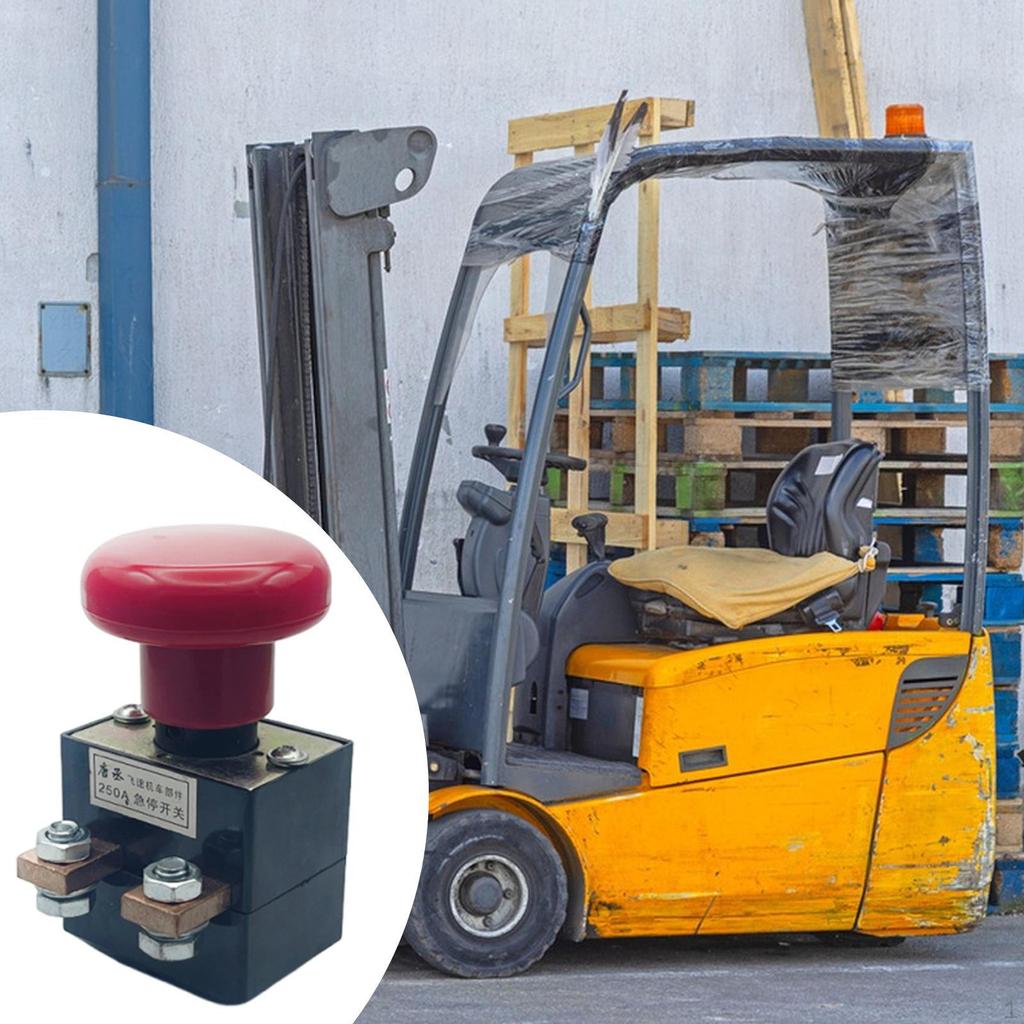 Emergency Stop Swicth Switch Push Button Replacement Power for Forklift Sightseeing