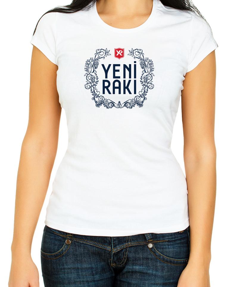 

YENI RAKI Turkish Yeni Raki, 3/4 Short sleeve Woman T Shirt E051 S