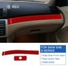 High-Grade Real Glossy Carbon Fiber Dashboard Trim for BMW E46 3 Series 1998-2006, Passenger Side Anti-Scratch Tool-Free tall