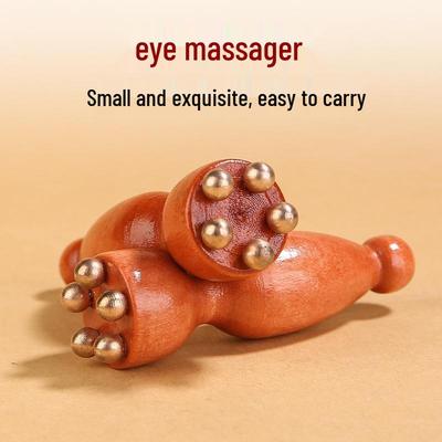 Rosenholz Lotus-Samen Gesichts-Massagegerät & Augen-Meridian-Schaber