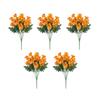 5 Bundle High Fidelity Gradient Artificial Daisy Bouquet  DIY Flower Arrangement