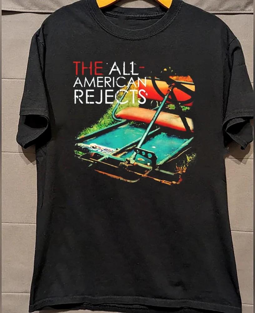 

Редкая футболка с коротким рукавом группы All American Rejects Все размеры S-5XL OM714 Унисекс футболка XXXXL