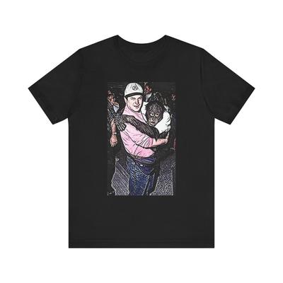 T-shirt à manches courtes Goerge Costanza Singe Imprimé Graphique Col Rond Unisexe Cadeau