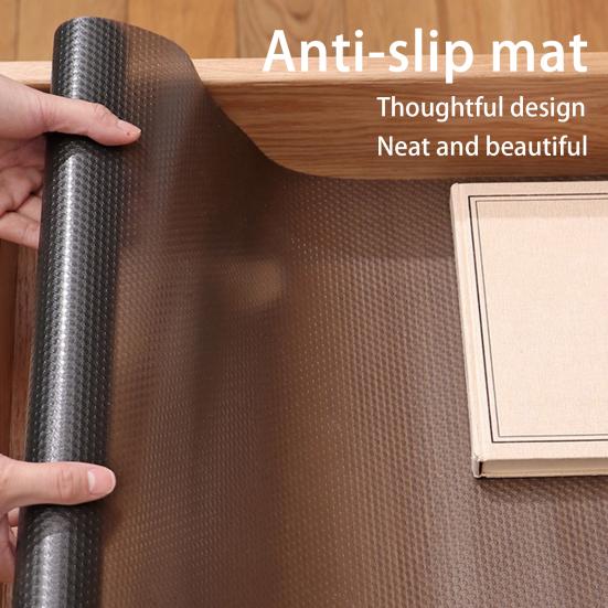 Clear Cabinet Liner Mat Thick EVA Non-Slip Shelf Drawer Liner Waterproof