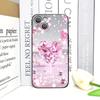 Stylish Pink Heart-Shaped Crystal Phone Case for iPhone 17 16 12 11 14 Plus 13 14 15 Pro Max 12 13 Mini X XS MAX XR Soft Covers
