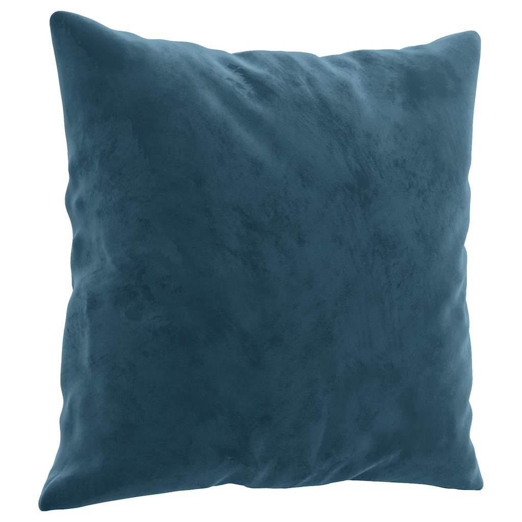 Vidaxl 3-Osobowa Sofa Z Poduszkami, Niebieska, 180 Cm, Aksamit
