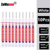 20mm 1-100 Stück Wasserdichter Tieflochmarker Stifte mit langem Kopf für Holzbearbeitung für Metall Tischler Weiße/Schwarze/Rote/Blaue/Grüne Tinte