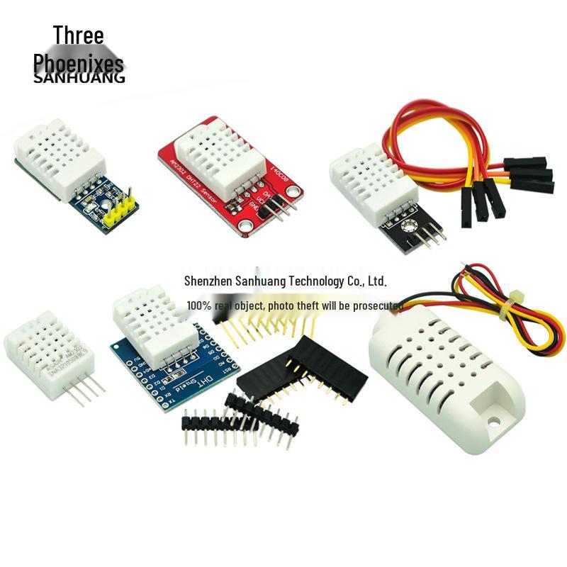 DHT22 Temperature & Humidity Sensor Module AAM2302B Probe for D1 Mini Digital Blocks
