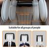 Car Seat Headrest Car Interior Side Pillow 3D Memory Foam Sleeping Neck Pillow Four-season Universal Headrest Neck Pillow Soft Head Pillow