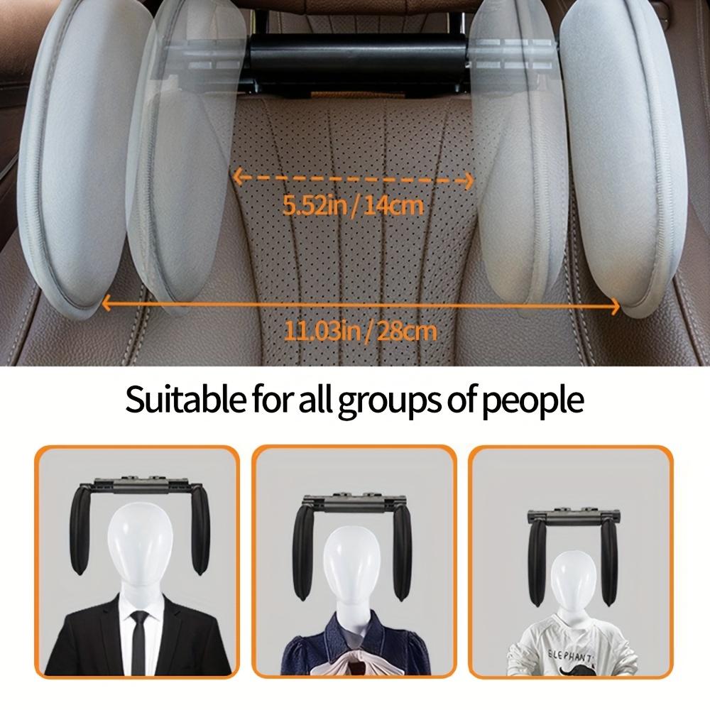 Car Seat Headrest Car Interior Side Pillow 3D Memory Foam Sleeping Neck Pillow Four-season Universal Headrest Neck Pillow Soft Head Pillow