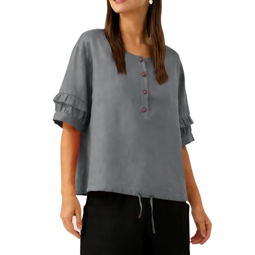 Модный повседневный женский однотонный топ L