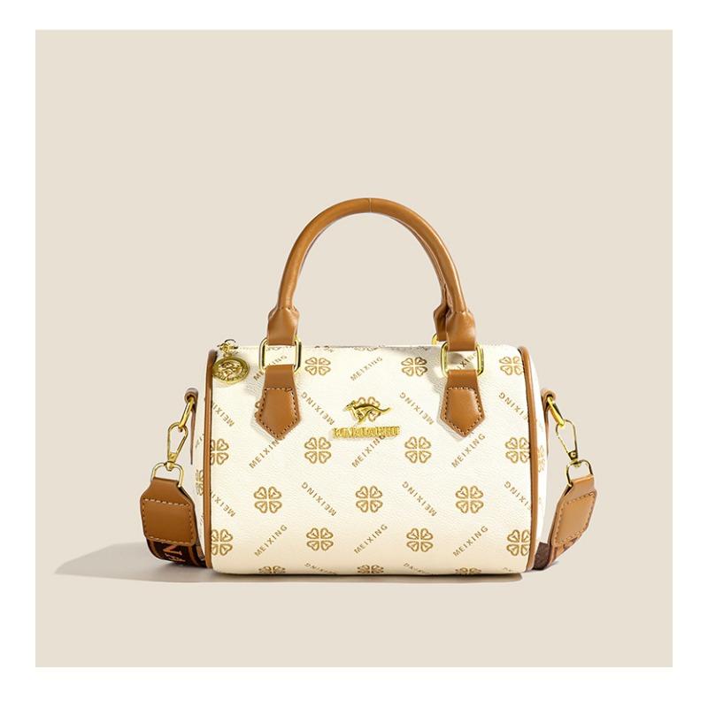 Autumn and winter fashion! High-end niche Boston bag, simple printing shows unique charm