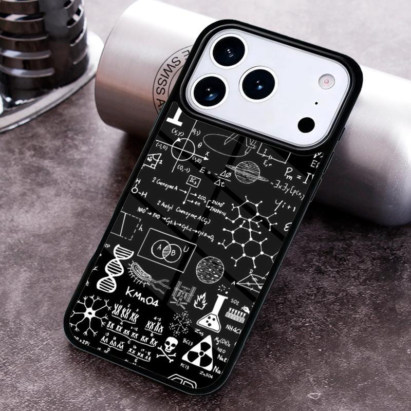 Physics Math Formula Equation Phone Case for iPhone 17 16 15 Pro Max Air 14 13 12 11 Plus Shockproof Capa Cover