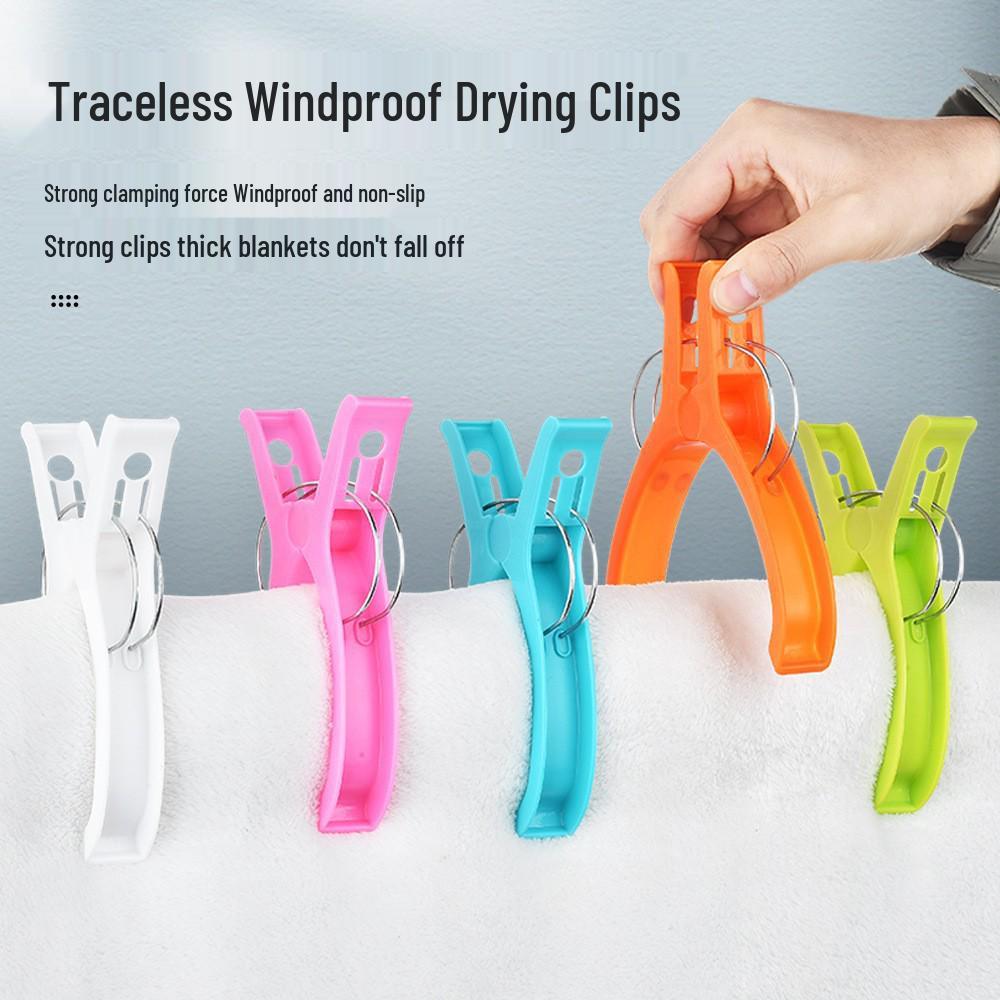 Velký silný kolíček na prádlo: Venkovní větruodolný protiskluzový klip na bavlněné prošívané přikrývky, speciální nabídka pro nováčky s dopravou zdarma