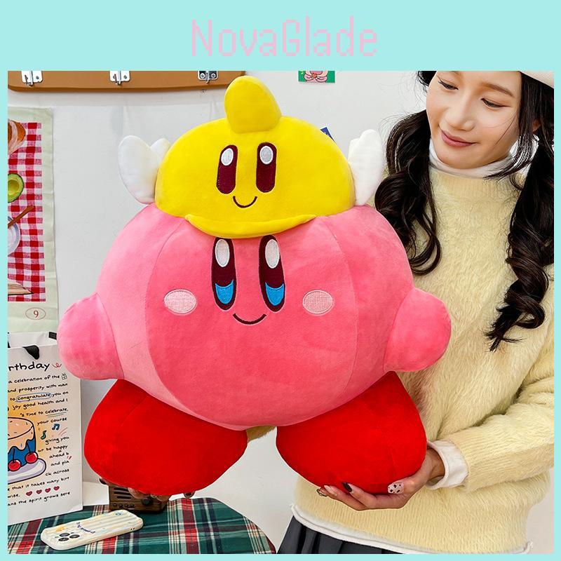 Kirby Plush Toy With Pp Cotton Filling Cute Cartoon Game Collectors Gift For Kids And Adults