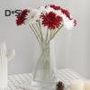 Künstliche Blume, 1 Zweig, frisch, zum Selbermachen, leuchtende Farben, dekorative, elegante Kunst-Dahlienblume mit Stiel, Partyzubehör