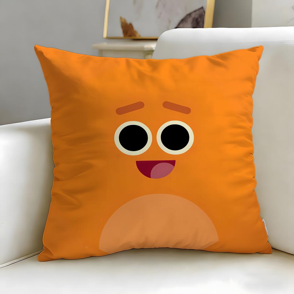 classic cartoon The Bumble Nums Cushion Cover Soft EasyWash Pillow Case Versatile for Couch Bed Travel and Office