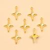 3 Colors 11x19mm DIY Alloy Retro Star Pendant - Handmade Jewelry Charm Accessories
