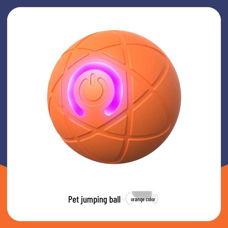 Cross-Border Pet Electric Bouncing Ball: Bite-Resistant Toy for Cat & Dog Boredom Relief