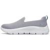 Go Walk Flex Women White Gray Low Top Casual Shoes 124964-GRY