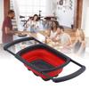 Folding Drain Basket Retractable Fruit Vegetable Washing Draining Basket for Home Kitchen Use