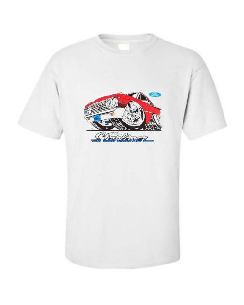 

1961 Ford Galaxie Starliner NASCAR Classic Car T-shirt Single OR Double Print L