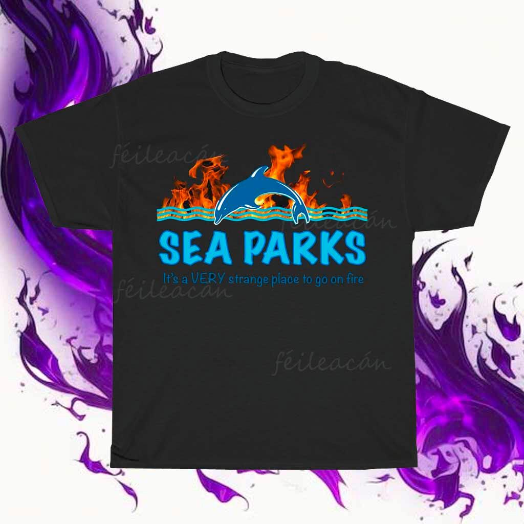 Sea Parks Logo IT Crowd T-Shirt XXL