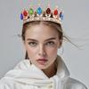 Queen Alloy Full Circle Crown Decoration Accessories Adult Wedding Hair Crown Children's Rhinestone Tiara Crown