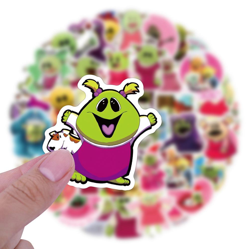 10/50pcs Cute Nanalan Stickers Nanalan Mona Gaffiti Stickers for DIY Luggage Laptop Skateboard Bicycle Stickers