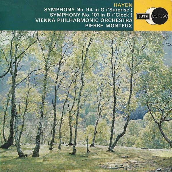 

LP Record HAYDN ; VIENNA PHILHARMONIC ORCHEST - Symphony No. 94 In G ( Surprise ) / ECS574 DECCA 1971 UK Classical Used