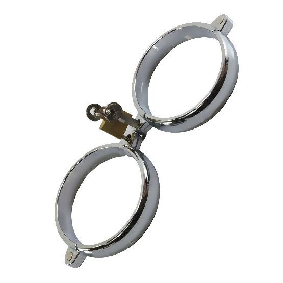 Women's Men's Sex Leg Cuffs Anklet Lock Metal Sex Toys Sex Tools Sex Toy Bundles of Torture Props