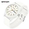 Sanda Men's & Women's Student Waterproof Silent Dual Calendar Quartz Watch