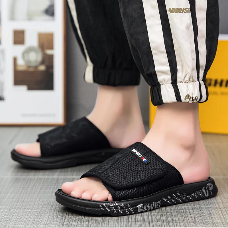 Slides Shoes for Men Comfortable Men's Sandal Living Room Slippers for Man Men's Slide Slipper Original Brands Shoes House